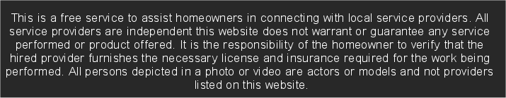 Disclaimer: This site connects homeowners with independent service providers and does not guarantee services. Persons in photos are models, not actual providers.