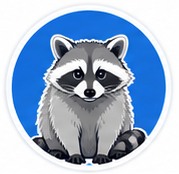 Raccoon climbing on a residential roof